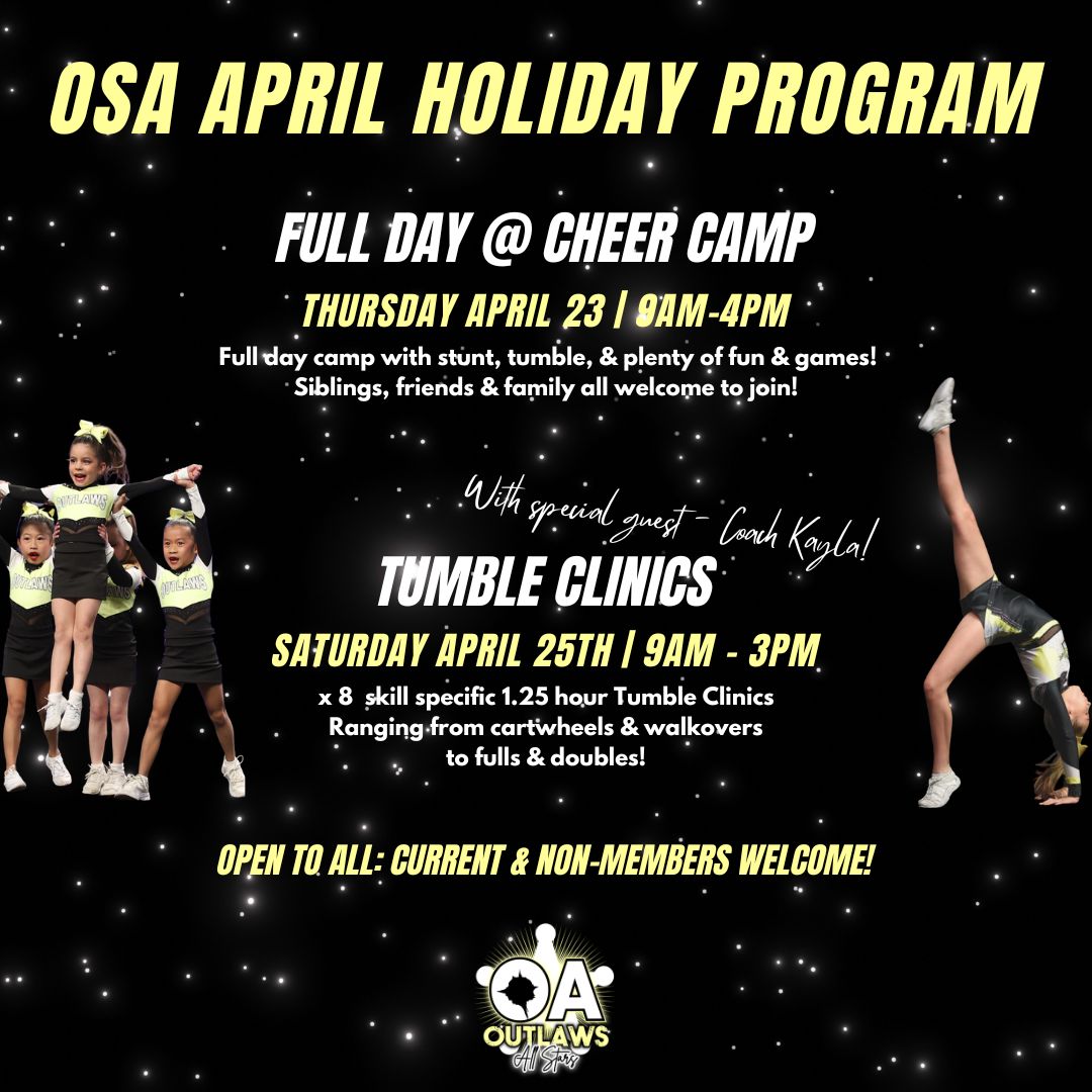 Tumble Clinics [April] Sat 25th