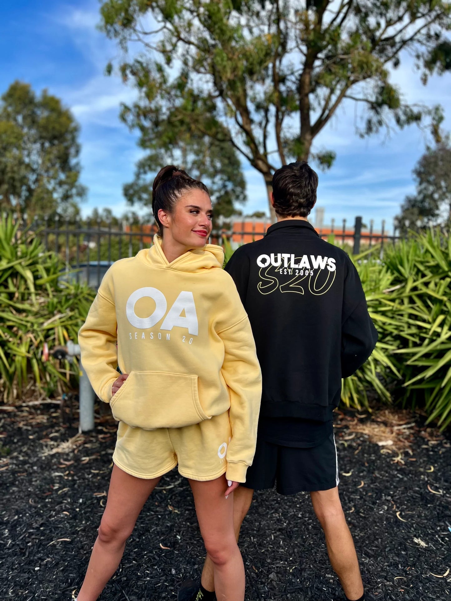 Black Half Zip Hoodie
