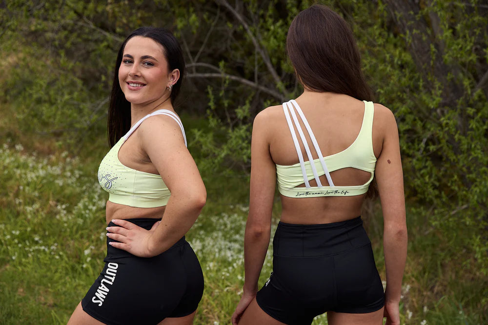 Yellow Sports Bra