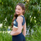 Black Rhinestone Crop