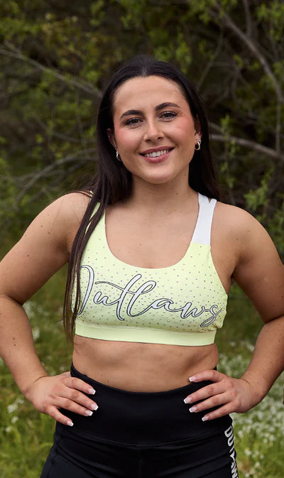 Yellow Sports Bra