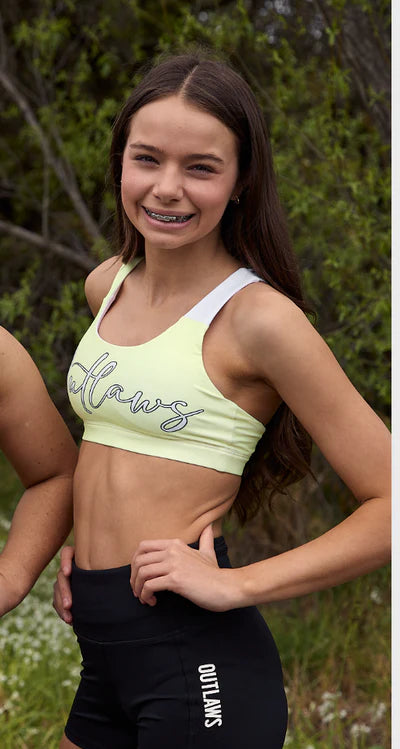 Yellow Sports Bra